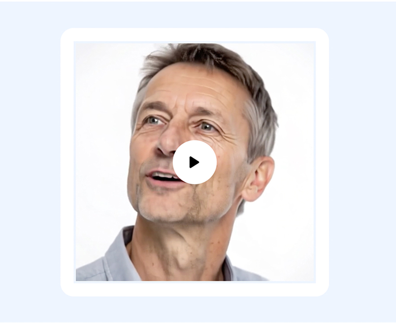 Avatar used in a virtual ceremony